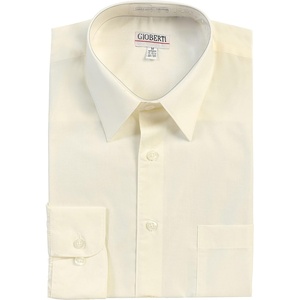 image:imageGioberti Mens Long Sleeve Solid Dress ShirtIvory