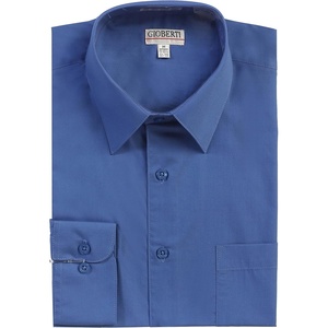 image:imageGioberti Mens Long Sleeve Solid Dress ShirtRoyal Blue