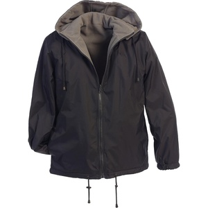 image:imageGioberti Mens Reversible Rain Jacket with Polar Fleece LiningCharcoal  Gray