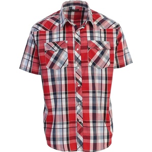 image:imageGioberti Mens Western Cowboy Short Sleeve Shirt with Snap Buttons1036w Rednavy