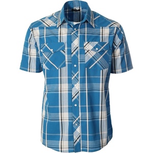 image:imageGioberti Mens Western Cowboy Short Sleeve Shirt with Snap Buttons1045w Turquoisewhite