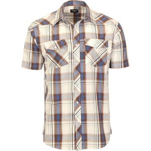 image:imageGioberti Mens Western Cowboy Short Sleeve Shirt with Snap Buttons1093w Charcoalblue