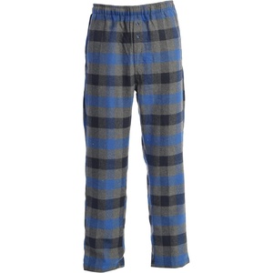 image:imageGioberti Mens Yarn Dye Brushed Flannel Pajama Pants Elastic Waist1070  Gray  Royal  Navy