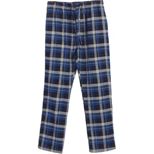 image:imageGioberti Mens Yarn Dye Brushed Flannel Pajama Pants Elastic Waist13  Navy  Royal Blue