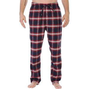 image:imageGioberti Mens Yarn Dye Brushed Flannel Pajama Pants Elastic Waist85  Navy  Red  Gray Highlight