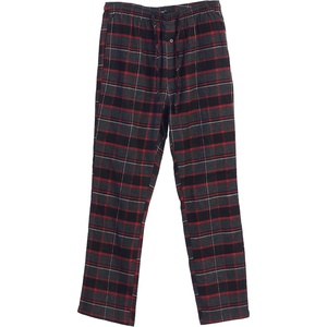 image:imageGioberti Mens Yarn Dye Brushed Flannel Pajama Pants Elastic Waist9  Charcoal  Red