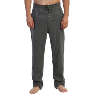 image:imageGioberti Mens Yarn Dye Brushed Flannel Pajama Pants Elastic WaistHeather Charcoal