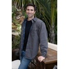 image:imageGioberti Mens 100 Cotton Brushed and Soft Twill Shirt Jacket with Flannel LiningCopper