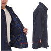 image:imageGioberti Mens 100 Cotton Brushed and Soft Twill Shirt Jacket with Flannel LiningNavy