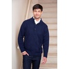 image:imageGioberti Mens 100 Cotton Button Down Collar Knitted Pullover SweaterOlive