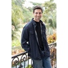 image:imageGioberti Mens 100 Cotton Extremely Soft Corduroy Shirt Jacket with Flannel LiningBlack