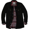 image:imageGioberti Mens 100 Cotton Extremely Soft Corduroy Shirt Jacket with Flannel LiningBlack