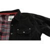 image:imageGioberti Mens 100 Cotton Extremely Soft Corduroy Shirt Jacket with Flannel LiningBlack