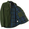 image:imageGioberti Mens 100 Cotton Extremely Soft Corduroy Shirt Jacket with Flannel LiningForest Green