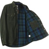 image:imageGioberti Mens 100 Cotton Extremely Soft Corduroy Shirt Jacket with Flannel LiningOlive