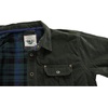 image:imageGioberti Mens 100 Cotton Extremely Soft Corduroy Shirt Jacket with Flannel LiningOlive