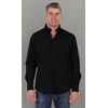 image:imageGioberti Mens 100 Cotton Long Sleeve Casual Twill Oxford ShirtBlack