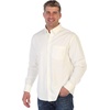 image:imageGioberti Mens 100 Cotton Long Sleeve Casual Twill Oxford ShirtIvory