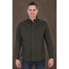 image:imageGioberti Mens 100 Cotton Long Sleeve Casual Twill Oxford ShirtOlive