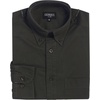 image:imageGioberti Mens 100 Cotton Long Sleeve Casual Twill Oxford ShirtOlive