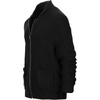 image:imageGioberti Mens 100 Cotton Milano Knit FullZip SweaterBlack