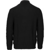 image:imageGioberti Mens 100 Cotton Milano Knit FullZip SweaterBlack