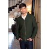 image:imageGioberti Mens 100 Cotton Milano Knit FullZip SweaterOlive