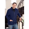 image:imageGioberti Mens 100 Cotton Milano Knit FullZip SweaterRoyal
