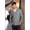 image:imageGioberti Mens 100 Cotton Milano Knit FullZip SweaterStone