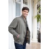 image:imageGioberti Mens 100 Cotton Sportwear Full Zipper Twill Bomber JacketBlack