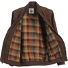 image:imageGioberti Mens 100 Cotton Sportwear Full Zipper Twill Bomber JacketBrown