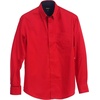 image:imageGioberti Mens 100 Cotton Twill Oxford Shirt with Contrast Red Medium