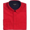 image:imageGioberti Mens 100 Cotton Twill Oxford Shirt with Contrast Red Medium
