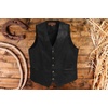 image:imageGioberti Mens 5 Button Faux Leather VestBlack