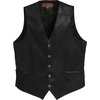 image:imageGioberti Mens 5 Button Faux Leather VestBlack
