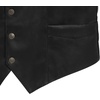 image:imageGioberti Mens 5 Button Faux Leather VestBlack