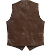 image:imageGioberti Mens 5 Button Faux Leather VestCoffee