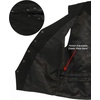 image:imageGioberti Mens 5 Button Faux Suede VestBlack