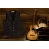 image:imageGioberti Mens 5 Button Faux Suede VestBlack