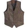 image:imageGioberti Mens 5 Button Faux Suede VestCharcoal