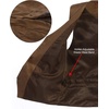image:imageGioberti Mens 5 Button Faux Suede VestCoffee