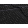 image:imageGioberti Mens 5 Button Formal Wool Blend Tweed Pin Stripe VestCharcoal