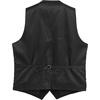 image:imageGioberti Mens 5 Button Slim Fit Formal Herringbone Tweed Suit Vest12  Donegal Charcoal