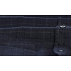 image:imageGioberti Mens 5 Button Slim Fit Formal Herringbone Tweed Suit Vest33  Navy Graph