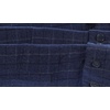 image:imageGioberti Mens 5 Button Slim Fit Formal Herringbone Tweed Suit Vest34  Blue Graph