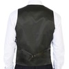 image:imageGioberti Mens 5 Button Slim Fit Formal Herringbone Tweed Suit Vest49  Herringbone Olive