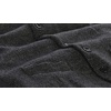 image:imageGioberti Mens 5 Button Slim Fit Formal Herringbone Tweed Suit Vest68  Charcoal Barleycorn