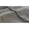 image:imageGioberti Mens 5 Button Slim Fit Formal Herringbone Tweed Suit Vest72  Gray Herringbone Graph