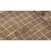 image:imageGioberti Mens 5 Button Slim Fit Formal Herringbone Tweed Suit Vest99  Brown Gridwork