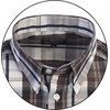 image:imageGioberti Mens Casual Plaid Button Down Short Sleeve Shirt1013  Brown  Navy  Gray Highlight